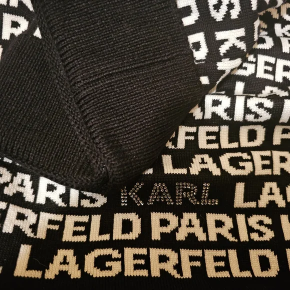 Karl Lagerfeld Paris hat, gloves and scarf set - Picture 2 of 4